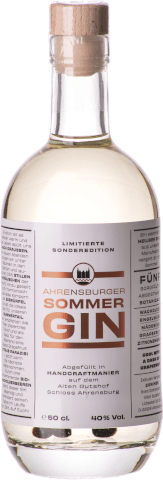 Flasche, Ahrensburg Sommer Gin